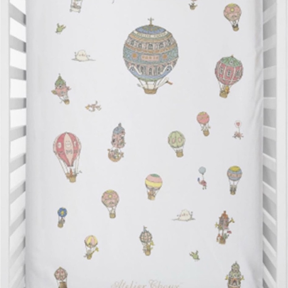 Atelier Choux Balloon Design Crib Sheet
